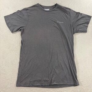 Columbia Omni-Wick Mens T-Shirt Small Gray Short Sleeve Casual Athletic Tee‎